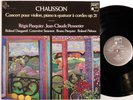 PASQUIER PENNETIER Chausson Concert For Violin Piano Quartet HARMONIA MUNDI 1135