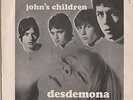 JOHN'S CHILDREN - DESDEMONA - UK 7'' + VERY RARE PS - MARC BOLAN / T.REX