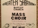 Greater Sabathani Baptist Church Mass Choir S/T RARE PRIVATE GOSPEL SOUL LP MINT