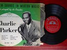CHARLIE PARKER - VERY RARE ORIGINAL US PRESS 10' LP 33 - SAVOY - MG 9000 - 1950.