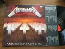 METALLICA Master of Puppets LP Original Elektra VG with Inner slayer thrash