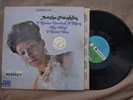 Aretha Franklin Never Loved A Man Soul w/ Respect sticker Record lp VG+