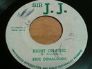 Right On Time-Eric Donaldson And The JJ All stars-Rare JA Orig 7