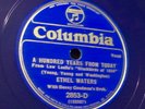 Blue Wax Columbia 2853-D Ethel Waters w/Benny Goodman Orch. (NYC 1933) beauty