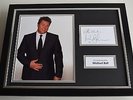 Michael Ball SIGNED FRAMED Photo Autograph 16x12 display Music Radio 2 AFTAL