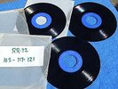 Seeburg Background Music Basic RR-72 Records 105, 117, 121