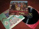EX- 136g COMPLETE Beatles Sgt Pepper UK Lp -1/-1  mono 1st press PMC 7027