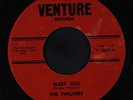 TWILITERS: Mary Lou / Billy Billy Went Walking 45 (faint h2o staining) rare Roc