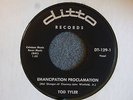 OLDIES POPCORN R&B 45 Tod Tyler Emancipation Proclamation Ditto 129 M- HEAR MP3