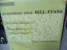Rare Bill Evans Trio - Everybody Digs mono lp on Riverside in shrink / Aria