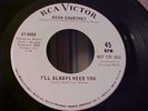 Dean Courtney - Promo - I'll Always Need You - NM Vinyl & EX Audio - RCA 9049