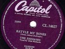 GREAT ROCKABILLY THE JODIMARS 78  RATTLE MY BONES / LOTSA LOVE  CAP. CL 14627 EX