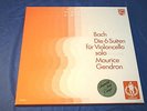 BACH: Six Suites for Cello - Maurice Gendron - Philips 3-LP Box Near Mint