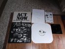 Aus-Rotten ?Punk LP blue vinyl The System Works For Them w/flexi disc papers ++