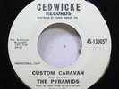 Hear Surf Garage Promo 45 The Pyramids - Custom Caravan / Midnight Run On Cedwi