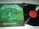 METALLICA ride the lightning LP 1984 bernett GREEN cover FRENCH PRESS red label