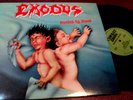 EXODUS BONDED BY BLOOD LP METAL COMBAT LABEL FROM 1985 NM VINYL VG+ COVER CLEAN
