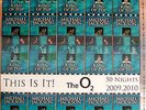 Michael Jackson - 2009 O2 Concert Tickets Sheet - Uncut. Blue. Hologram.