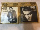 ELVIS PRESLEY GREATEST HITS 12 Golden Singles VOL I & 2 50TH GOLD Colored Vinyl