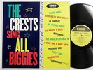 THE CRESTS Sing All the Biggies 1960  Doo Wop LP first press yellow label sm287