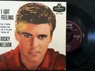 Rick Nelson - I Got A Feeling EP ( London Tri ).