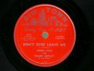 78 - Big Town Records - Angel Face w/Frank Motley - When The Saints/Don't Ever