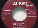 Rare Doo Wop Soul 45 Love Lords Burning Love Simmer Fast Al King 11021 Scarce