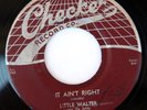 HEAR Little Walter 45 It Ain't Right/Who CHECKER 833 blues R&B rocker WEB soul