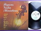 MOZI Aladar, Danica Moziova - piano * RARE OPUS LP * Famous Violin Miniatures