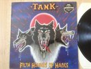 TANK filth hounds of Hades KAMAFLAGE RECORDS LP Limited Edition
