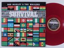 BOB MARLEY & WAILERS Survival TUFF GONG LP VG+ RED WAX