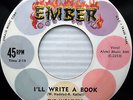 WONDERS doowop 45 I'LL WRITE A BOOK HEY SENORITA mint minus EMBER e9490