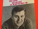 Billy Casher 45 picture sleeve, Give her Back/No Matter What I Did, NM, scarce