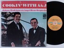 JOHNNY RODRIGUEZ & ANGEL RENE ORQUESTA Cookin With A&J MARDI GRAS LP VG+