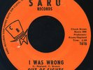 NORTHERN SOUL - OUT-OF-SIGHTS I Was Wrong on Saru