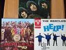 The Beatles 3 LP-Alben Rubber Soul, HELP, St. Peppers lonely hearts club band