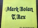 T.Rex Marc Bolan UK Show Souvenir Programme 1973/74? - original Mark Bolan