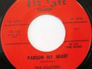 THE CLUSTERS Darling Can't You Tell 45 RARE DOO-WOP EX ORIG TEE GEE 102