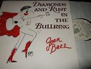 JOAN BAEZ : DIAMONDS AND RUST IN THE BULLRING LP 1989 GOLD CASTLE VGC 9 GERMANY