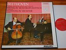 Richter Rostropovich Beethoven Complete Cello Sonatas Dutch Philips 2LP Box NM