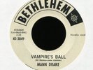 MANN DRAKE Vampire's Ball on Bethlehem Halloween Horror 45 Hear