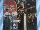 Johnny And & June - Johnny Cash June Carter Rare Vinyl Lp 1978 Coca Cola