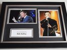 Rick Astley Signed Autograph A4 FRAMED photo display Singer AFTAL COA
