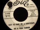 IKE & TINA TURNER The Argument/Got To Find Me A Substitute 0630 SUE 772 WL PROMO