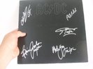 AC/DC Back In Black Record Album Fully Signed In Silver Paint Pen Robert Ludwig
