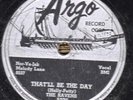 78-DOO-WOP-RAVENS-THAT'LL BE THE DAY/DEAR ONE on ARGO(WITH SHIP)-1957