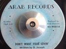 NEW JERSEY GARAGE 45 It's US D Joseph Don't Want Your Lovin' I Can Find My ARAB