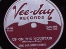 The Magnificents Up On The Mountain Vee Jay 78 RPM Doo Wop R&B