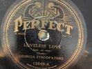 Perfect 15649 Georgia Syncopators LOVELESS LOVE Sidney Bechet 1931  78 rpm
