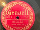 Gennett 3093 ORIGINAL INDIANA FIVE Two Tired Eyes 1925 E  78 rpm